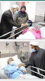 عیادت از بیماران بستری در بیمارستان شفا کرمان